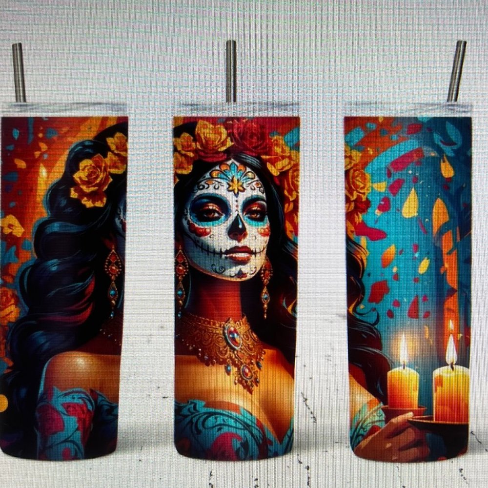 Catrina 20oz Skinny Tumbler Stainless Steel